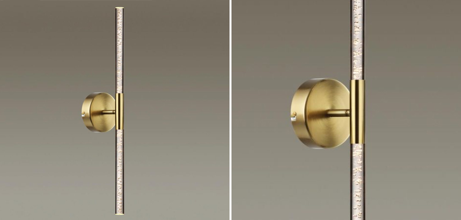 Бра Trumpet tube Two-way Золотое Бра Trumpet tube Two-way Золотое - Loft-Concept в Перми