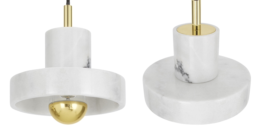 Люстра Tom Dixon Stone Pendant White 3 - фото №1