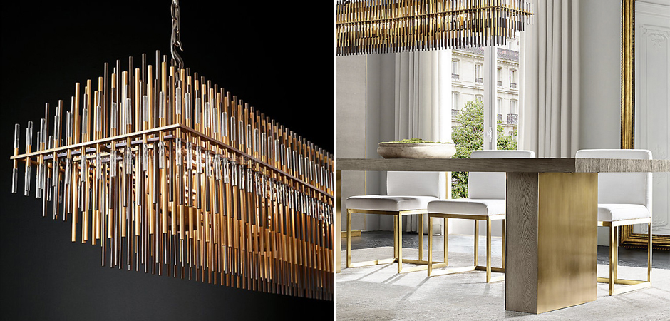 Люстра Restoration Hardware Emile Linear Chandelier Люстра Restoration Hardware Emile Linear Chandelier - Loft-Concept в Перми