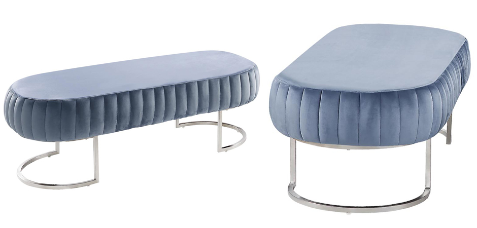 Банкетка Soft Blocks Blue Gray Банкетка Soft Blocks Blue Gray - Loft-Concept в Перми