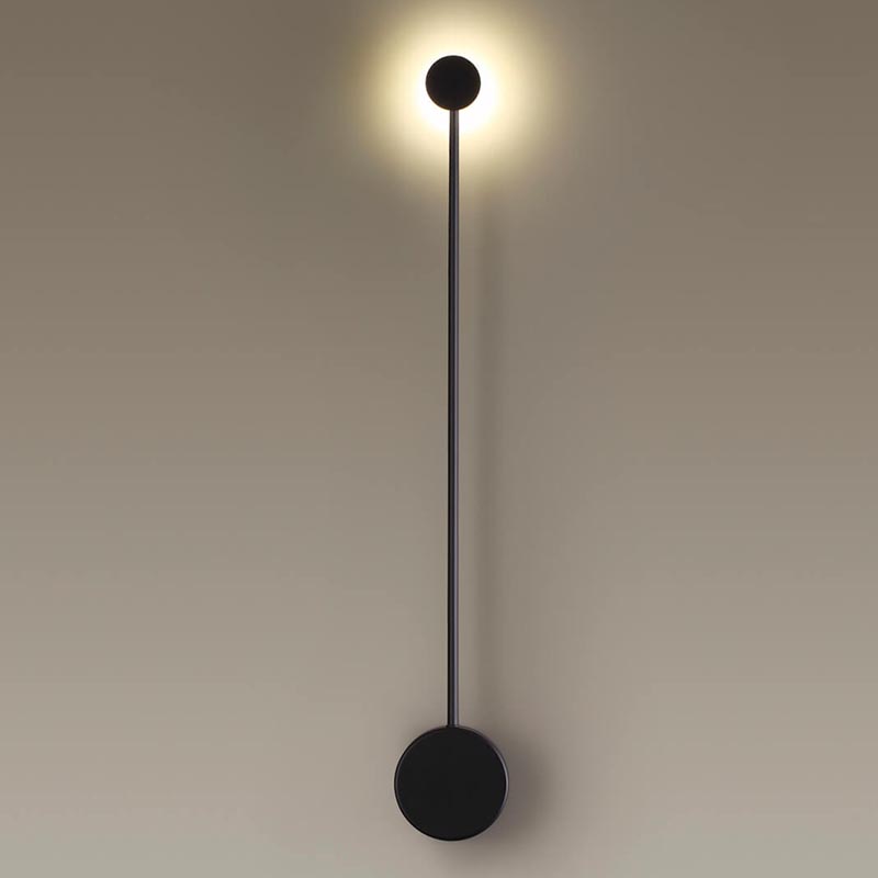 Бра Pin Wall Light Black 70 Черный в Перми | Loft Concept 