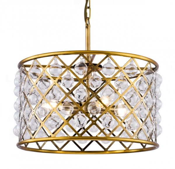 Люстра RH Spencer Hoop Chandelier 45 Brass Латунь в Перми | Loft Concept 