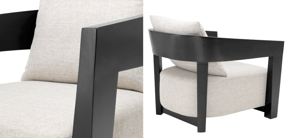 Кресло Eichholtz Chair Rubautelli Black Кресло Eichholtz Chair Rubautelli Black - Loft-Concept в Перми