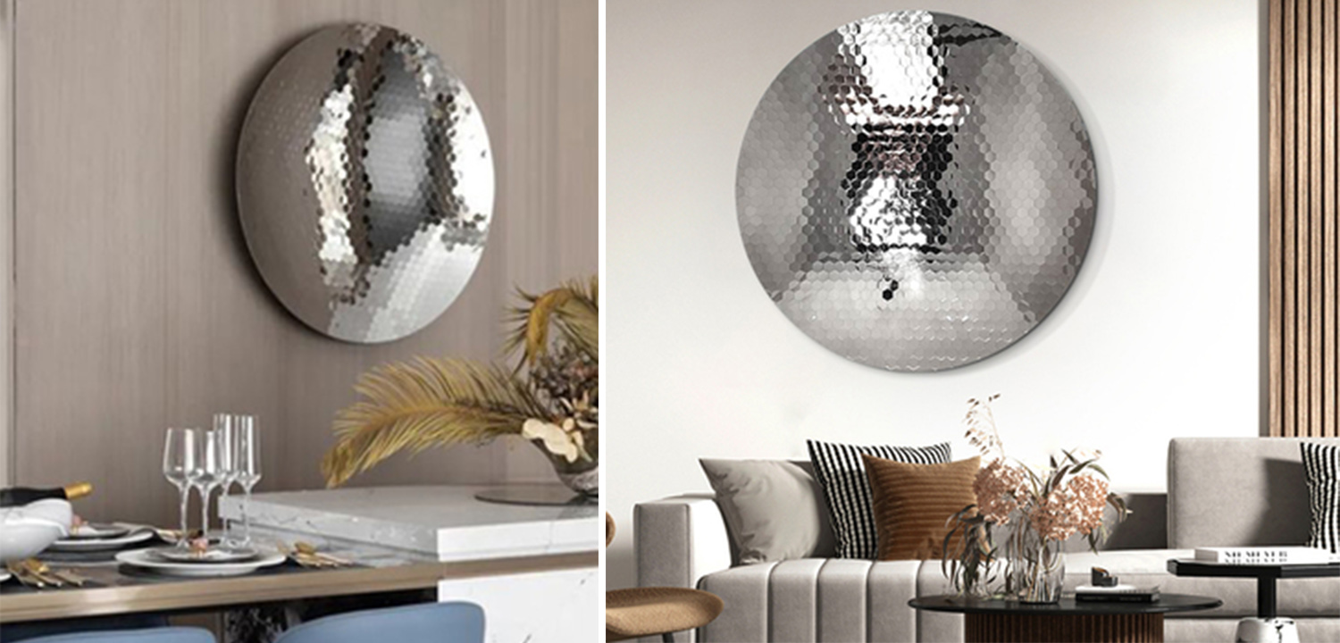 Арт-объект на стену Сфера хром Sphere Chrome - фото