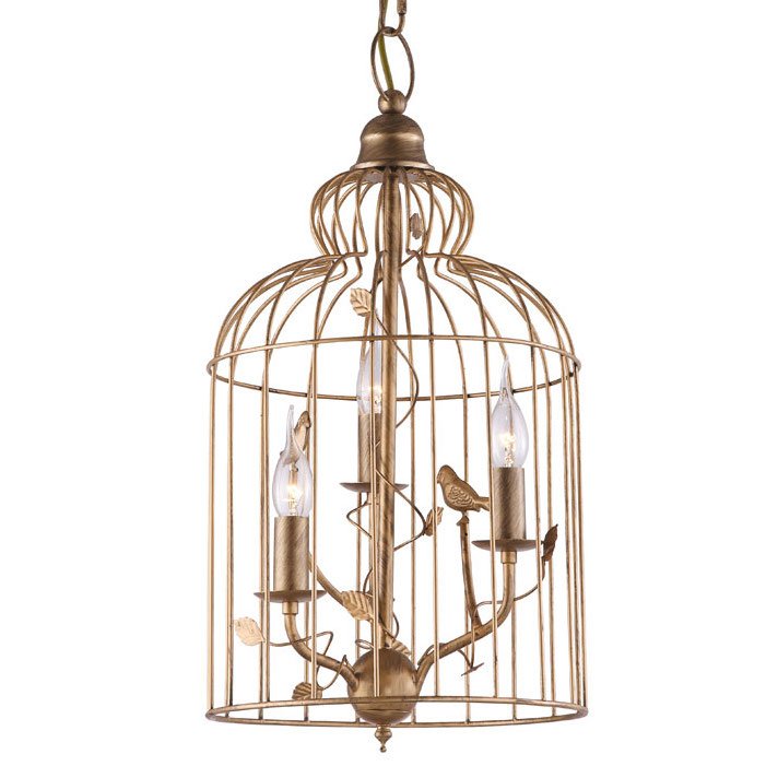 Люстры BIRDCAGE CHANDELIER copper Медь в Перми | Loft Concept 