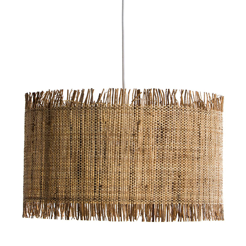 Подвесной светильник Wicker Raffia Hanging lamp Коричневый в Перми | Loft Concept 