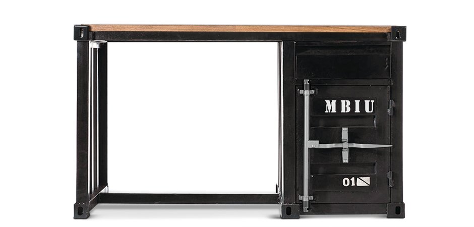 Письменный стол Metal & Oak Sea Container Desk Письменный стол Metal & Oak Sea Container Desk - Loft-Concept в Перми