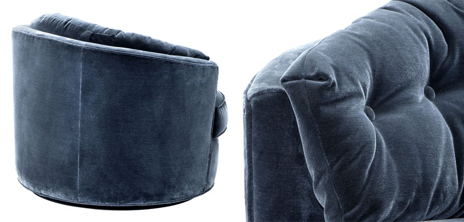 Кресло Eichholtz Chair Recla Blue Кресло Eichholtz Chair Recla Blue - Loft-Concept в Перми
