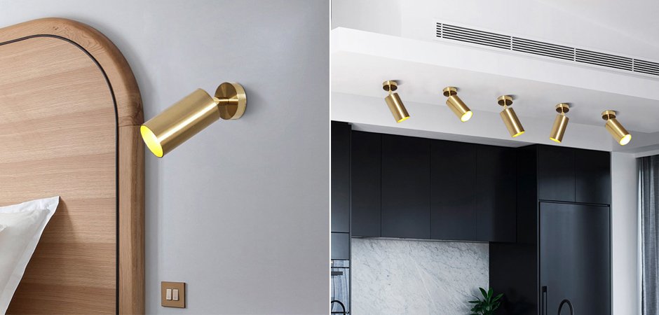 Спот GMCA01 Gold Ceiling Light Спот GMCA01 Gold Ceiling Light - Loft-Concept в Перми