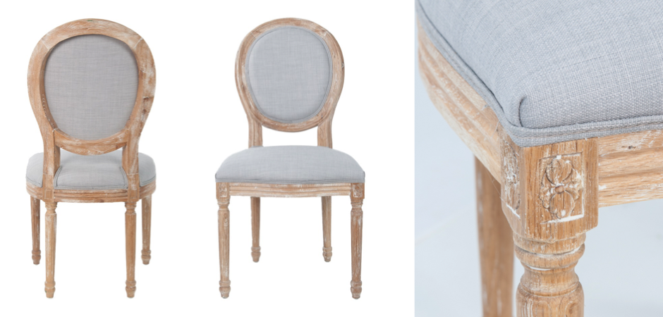 Стул French chairs Provence Light grey Chair Стул French chairs Provence Light grey Chair - Loft-Concept в Перми