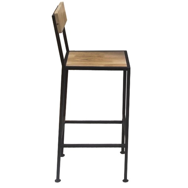 Барный стул Kraft Loft bar stool Коричневый Черный в Перми | Loft Concept 