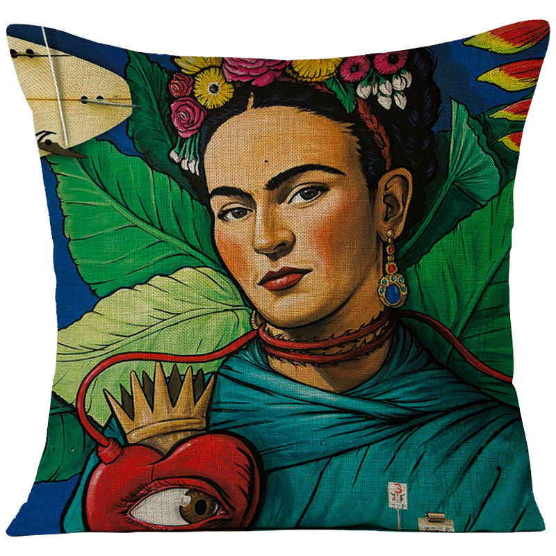 Декоративная подушка Frida Kahlo 10 Мульти в Перми | Loft Concept 