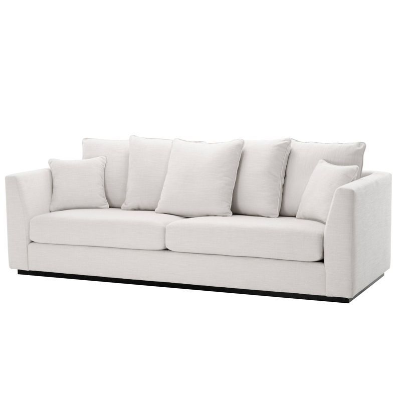 Диван Eichholtz Sofa Taylor white Белый Черный в Перми | Loft Concept 