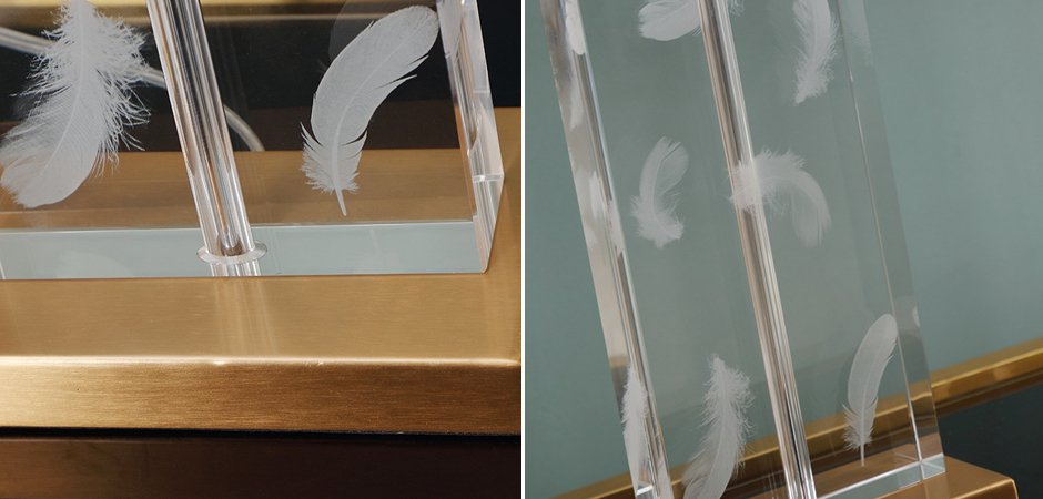 Настольная лампа Frozen Feathers Настольная лампа Frozen Feathers - Loft-Concept в Перми