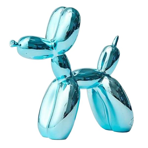 Статуэтка Jeff Koons Balloon Dog Turquoise Бирюзовый в Перми | Loft Concept 