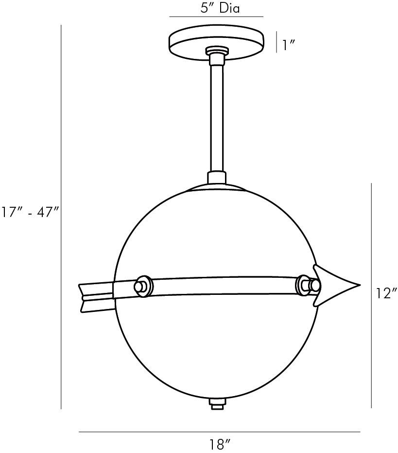 Люстра Arteriors CELESTIAL PENDANT в Перми