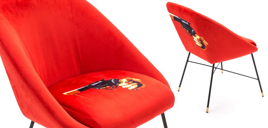 Полукресло Seletti Padded Chair Revolver Полукресло Seletti Padded Chair Revolver - Loft-Concept в Перми