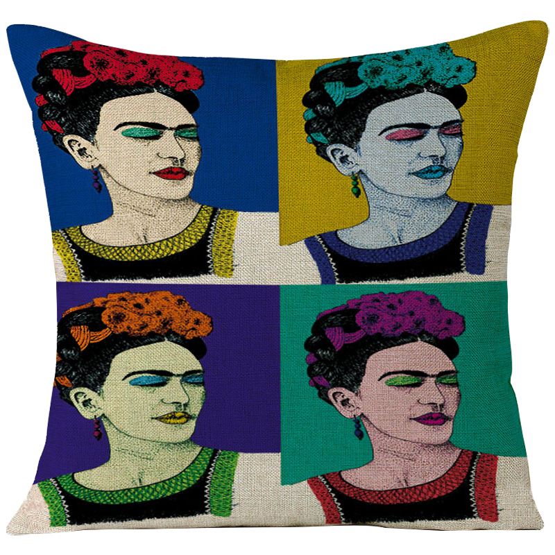 Декоративная подушка Frida Kahlo 12 Мульти в Перми | Loft Concept 