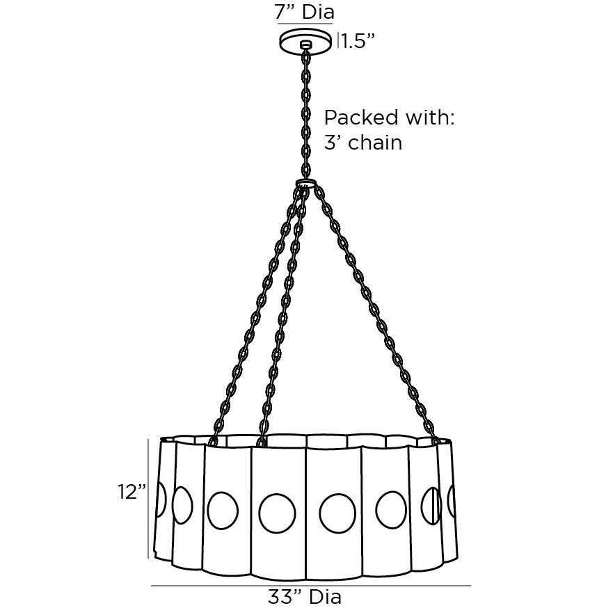 Люстра Arteriors SACRAMENTO CHANDELIER в Перми