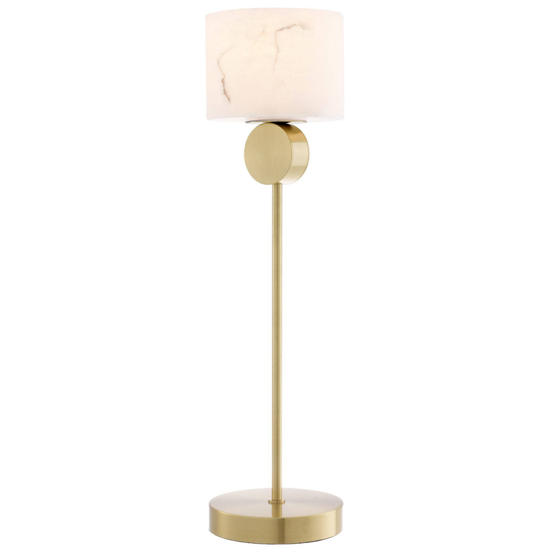 Настольная лампа Eichholtz Table Lamp Etruscan Латунь Белый в Перми | Loft Concept 