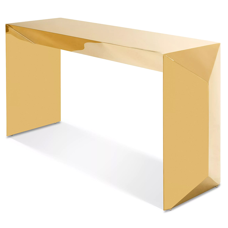 Консоль Eichholtz Console Table Carlow Gold Золотой в Перми | Loft Concept 