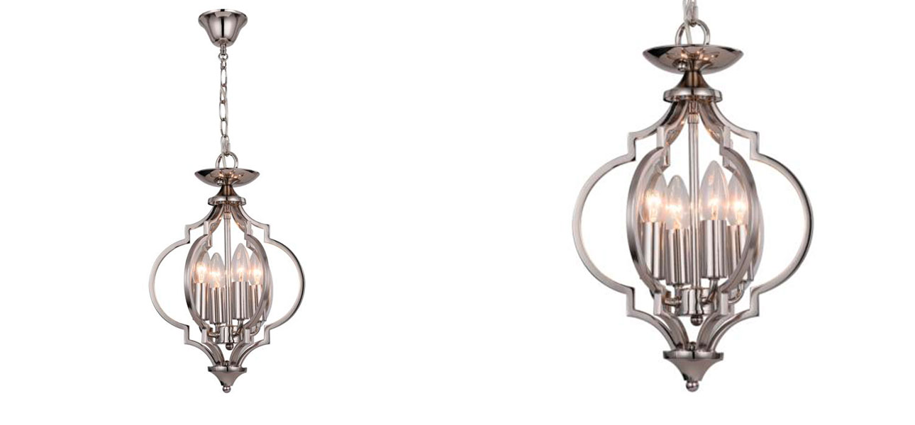 Подвесной светильник серебро Genova  - фото