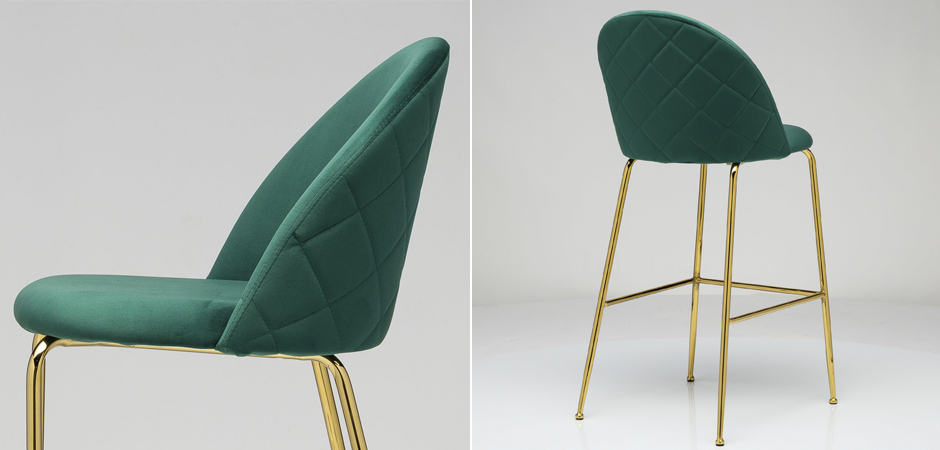 Барный стул Vendramin Bar Stool green Барный стул Vendramin Bar Stool green - Loft-Concept в Перми