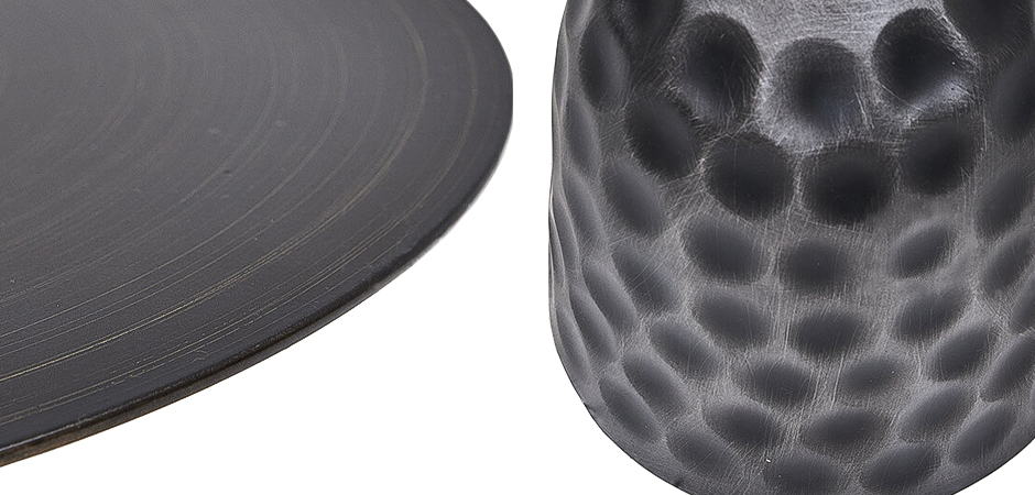 Приставной стол Cluster Surface Dark Nickel Side Table Приставной стол Cluster Surface Dark Nickel Side Table - Loft-Concept в Перми