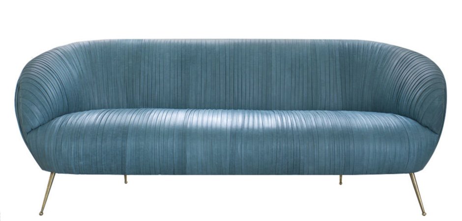 Софа Kelly Wearstler Souffle Settee Leather Софа Kelly Wearstler Souffle Settee Leather - Loft-Concept в Перми