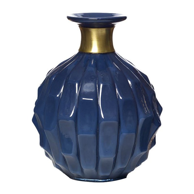 Ваза Deep Blue Синий Латунь Ваза Deep Blue Синий Латунь в Перми | Loft Concept