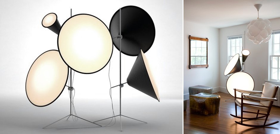 Торшер Tom Dixon Cone Gold Торшер Tom Dixon Cone Gold - Loft-Concept в Перми