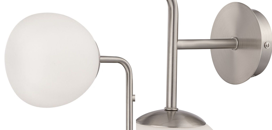 Бра Tiepolo Ball Sconces Double nickel Бра Tiepolo Ball Sconces Double nickel - Loft-Concept в Перми