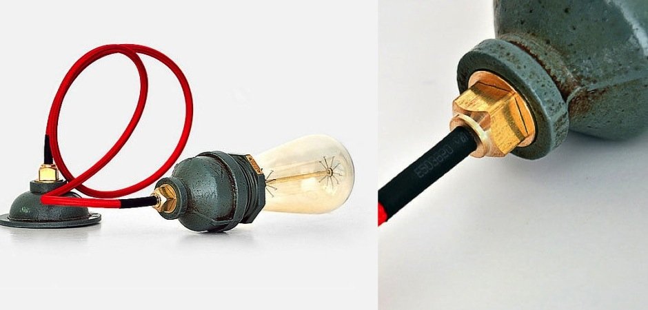 Подвесной светильник Steampunk Cage Glass Edison Ceiling Lamp Подвесной светильник Steampunk Cage Glass Edison Ceiling Lamp - Loft-Concept в Перми