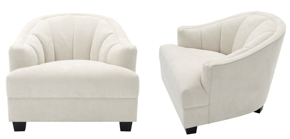 Кресло Eichholtz Chair Polaris Ecru Кресло Eichholtz Chair Polaris Ecru - Loft-Concept в Перми
