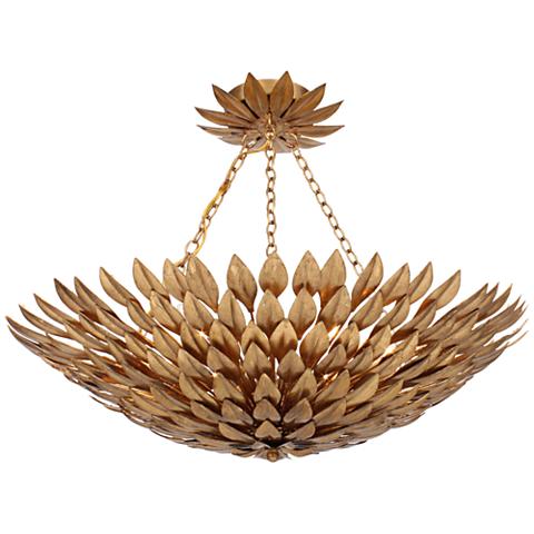 Люстра Crystorama Broche plumage  Antique Gold CHANDELIER Золотой в Перми | Loft Concept 