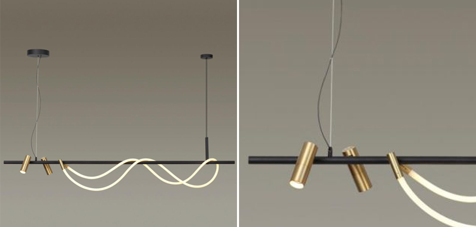 Подвесной Светильник LUKE LAMPCO TRACER LAMP Ширина 180 см Подвесной Светильник LUKE LAMPCO TRACER LAMP Ширина 180 см - Loft-Concept в Перми