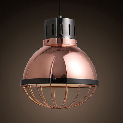 Подвесной светильник Ufo Copper Pendant Small Черный Медь в Перми | Loft Concept 