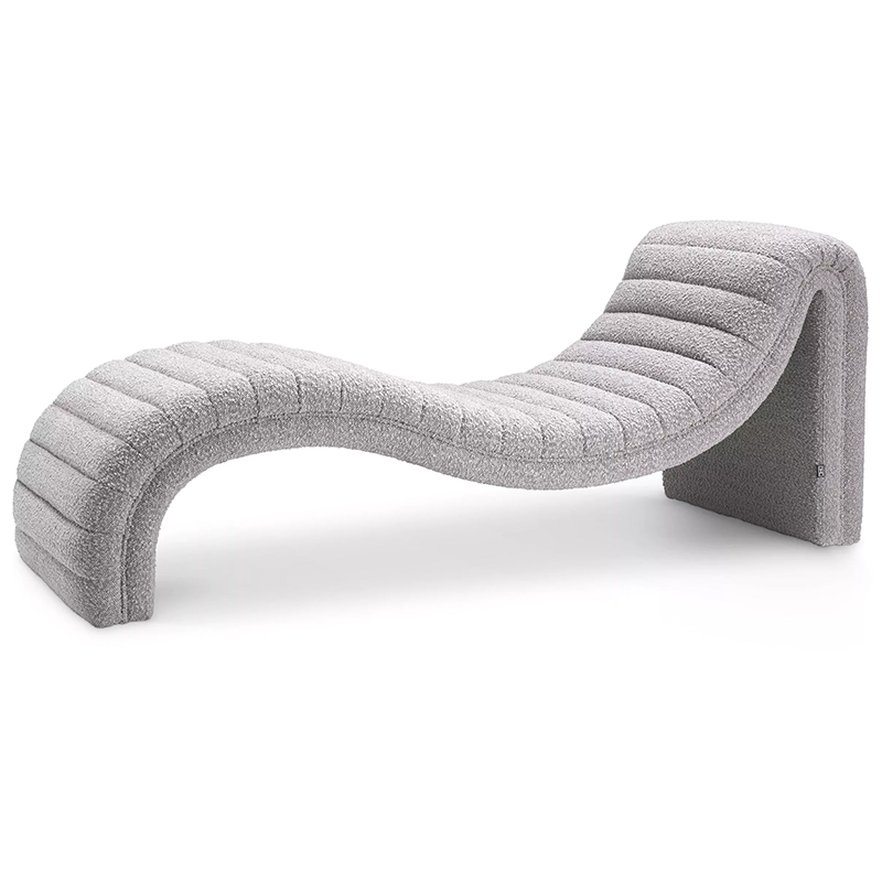 Кушетка Eichholtz Chaise Longue Pioneer Серый в Перми | Loft Concept 