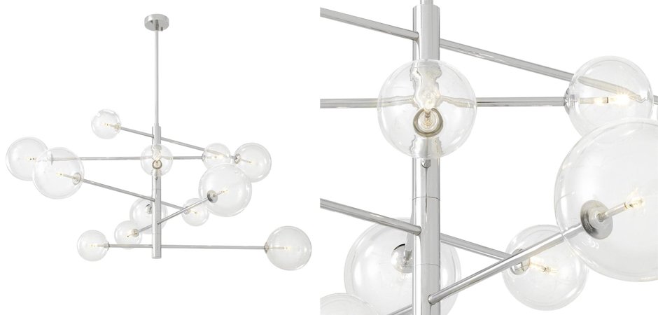 Люстра Chandelier Argento L Nickel Люстра Chandelier Argento L Nickel - Loft-Concept в Перми