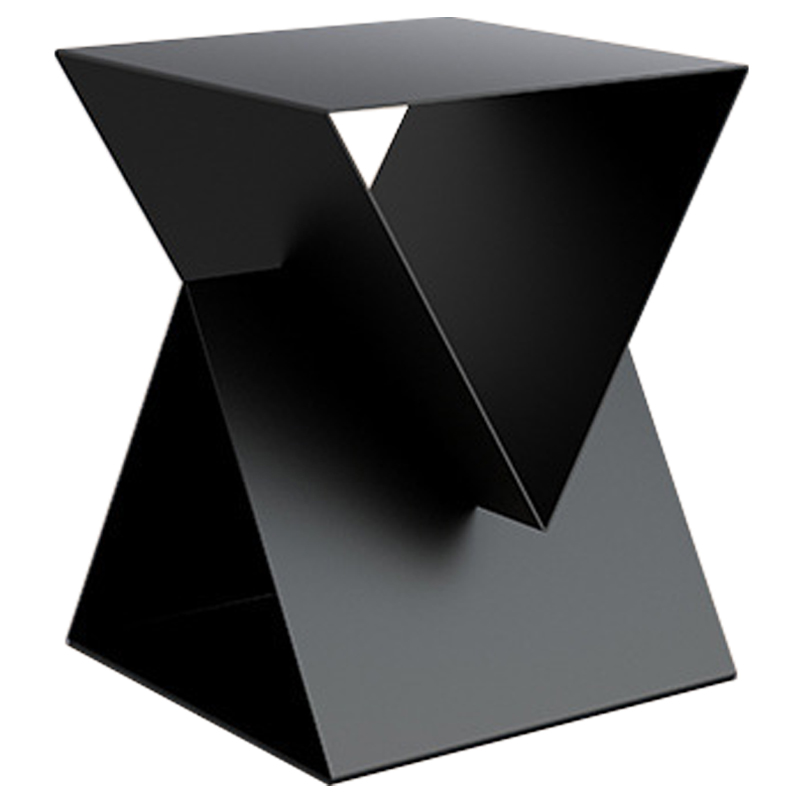 Приставной стол Two Triangles Black Side Table Черный в Перми | Loft Concept 