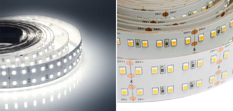 Светодиодная лента 38W/m 240 диодов/2м 2835SMD дневной белый 5M Светодиодная лента 38W/m 240 диодов/2м 2835SMD дневной белый 5M - Loft-Concept в Перми