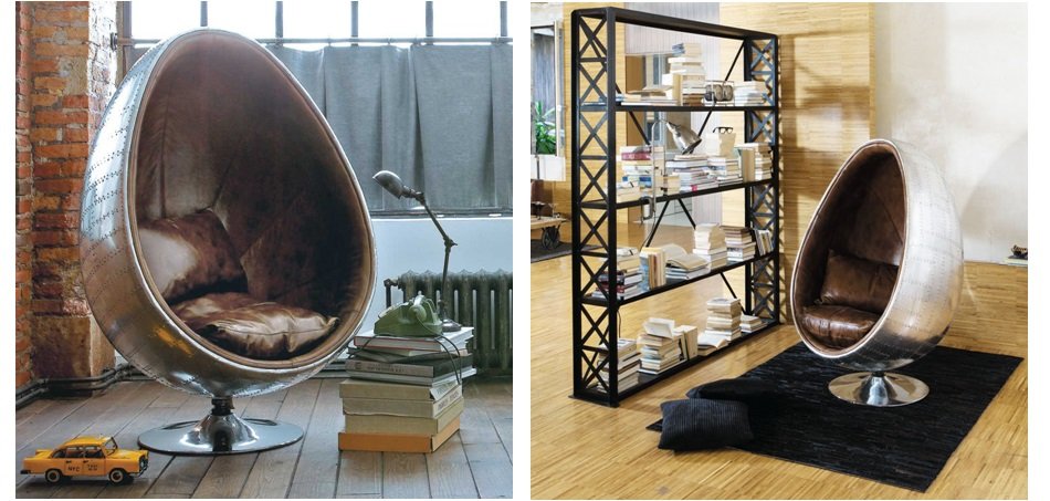 Кресло яйцо Aviator Egg Chair Кресло яйцо Aviator Egg Chair - Loft-Concept в Перми