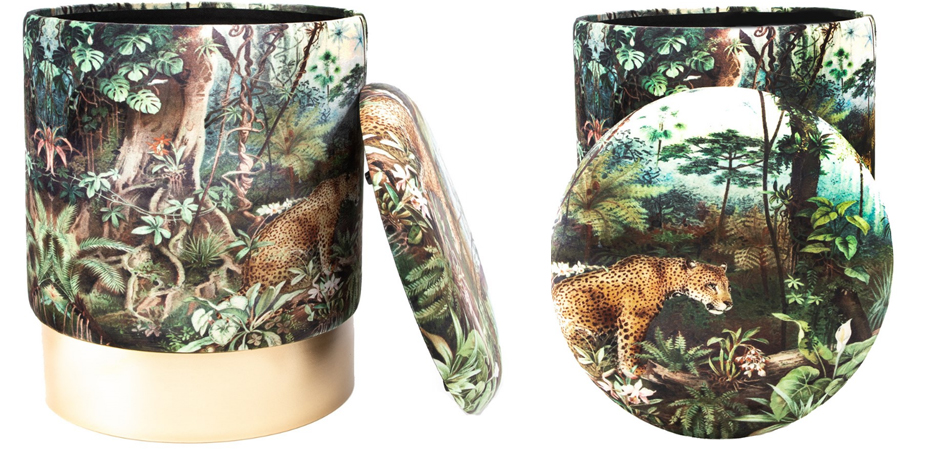 Пуф PUF Jungle Print lynx Пуф PUF Jungle Print lynx - Loft-Concept в Перми