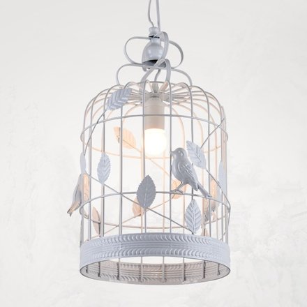 Подвесной светильник BIRDCAGE CHANDELIER Белый в Перми | Loft Concept 