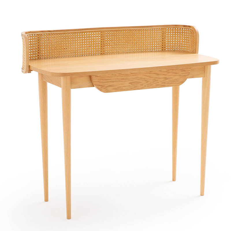 Рабочий стол Morten Wicker Table Светлый дуб в Перми | Loft Concept 