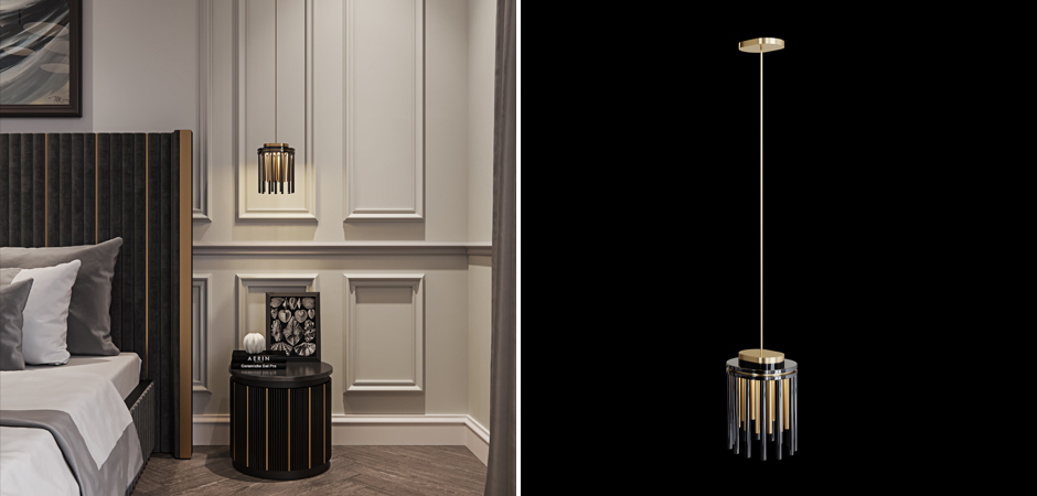 Подвесной светильник из латуни Coliseum Black Подвесной светильник из латуни Coliseum Black - Loft-Concept в Перми