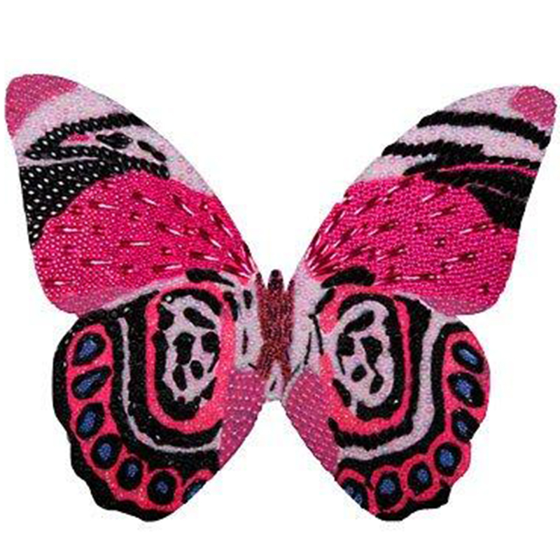 Картина "Pink and Black Mini Butterfly Cut Out" Мульти в Перми | Loft Concept 