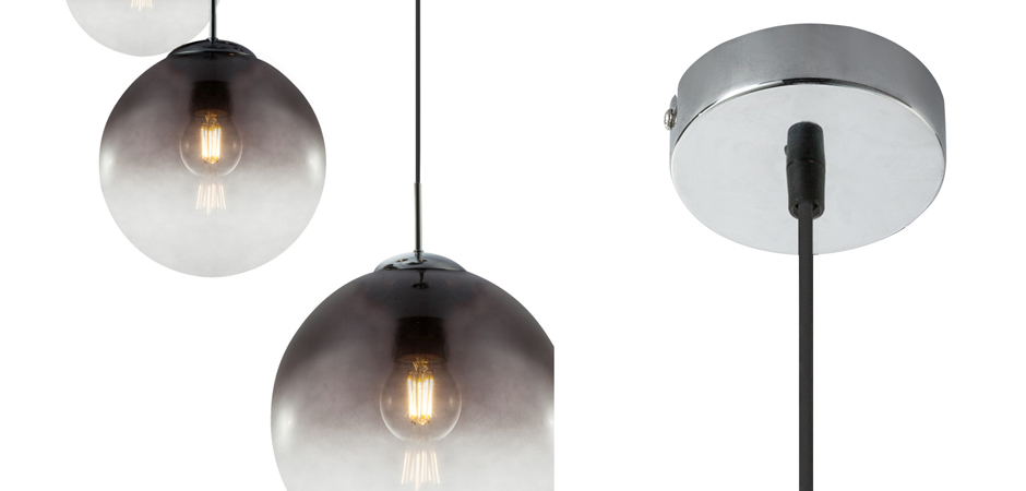 Светильник Ball Sunrise Pendant lamp smok 1 плафон Светильник Ball Sunrise Pendant lamp smok 1 плафон - Loft-Concept в Перми