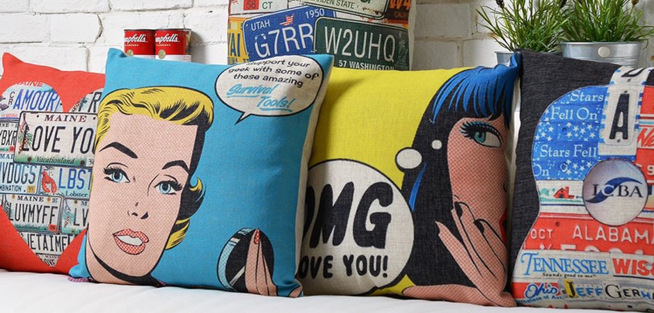 Декоративная подушка "i love you" Декоративная подушка "i love you" - Loft-Concept в Перми