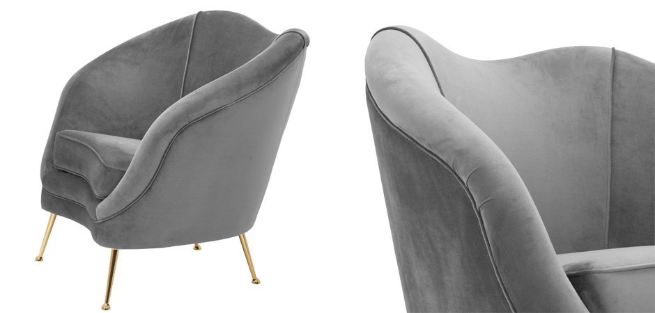Кресло Eichholtz Chair Cambiano Grey Кресло Eichholtz Chair Cambiano Grey - Loft-Concept в Перми